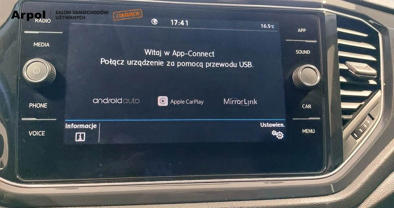 Volkswagen T-Roc cena 124900 przebieg: 63020, rok produkcji 2019 z Tyczyn małe 562
